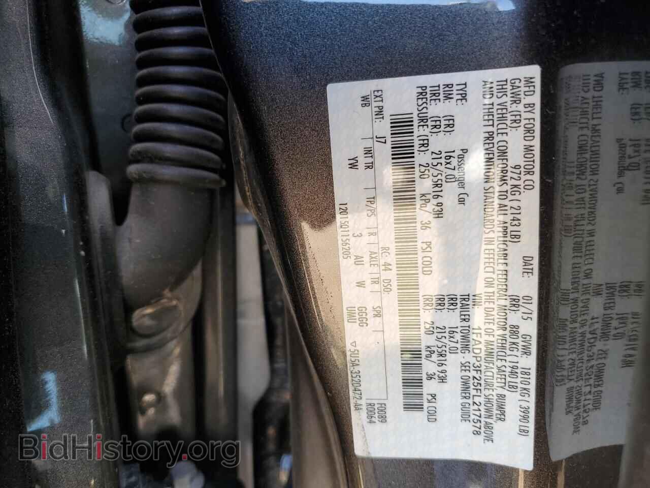2015 FORD FOCUS - VIN: 1FADP3F25FL217578 - Фото 12