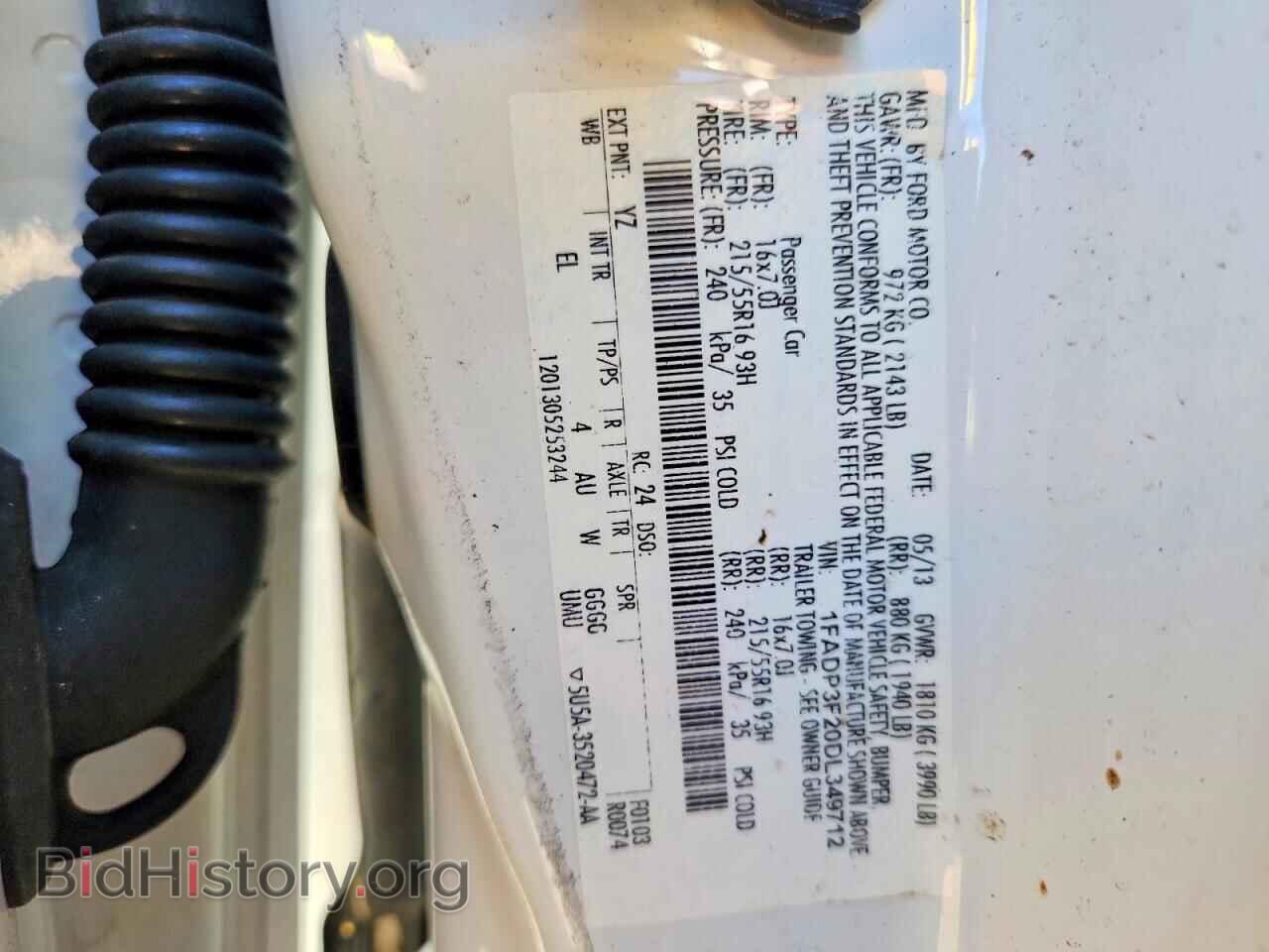 2013 FORD FOCUS - VIN: 1FADP3F20DL349712 - Photo 12