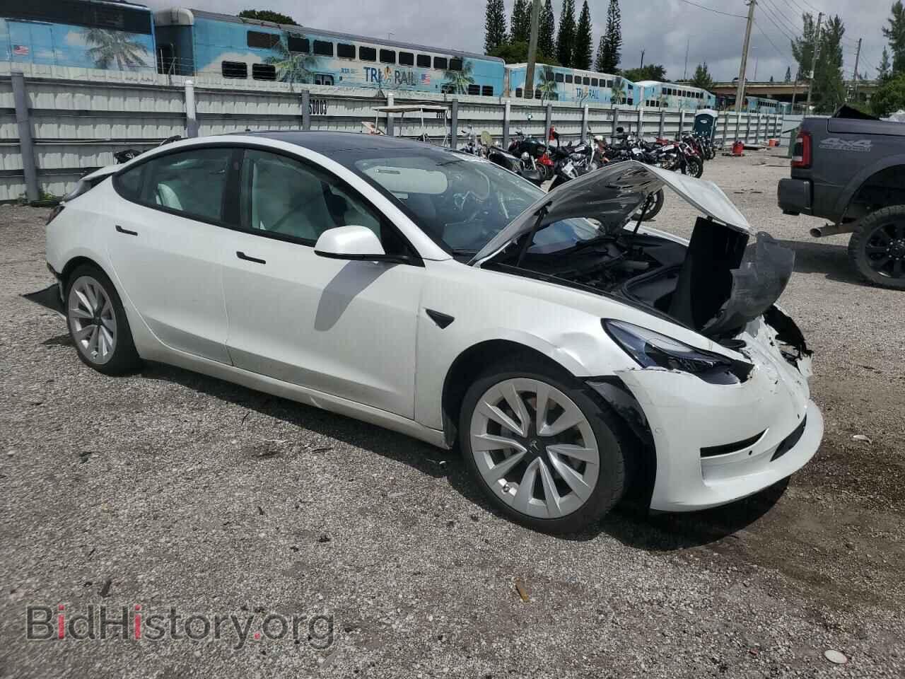 2022 TESLA MODEL 3 - VIN: 5YJ3E1EA7NF328935 - Фото 4