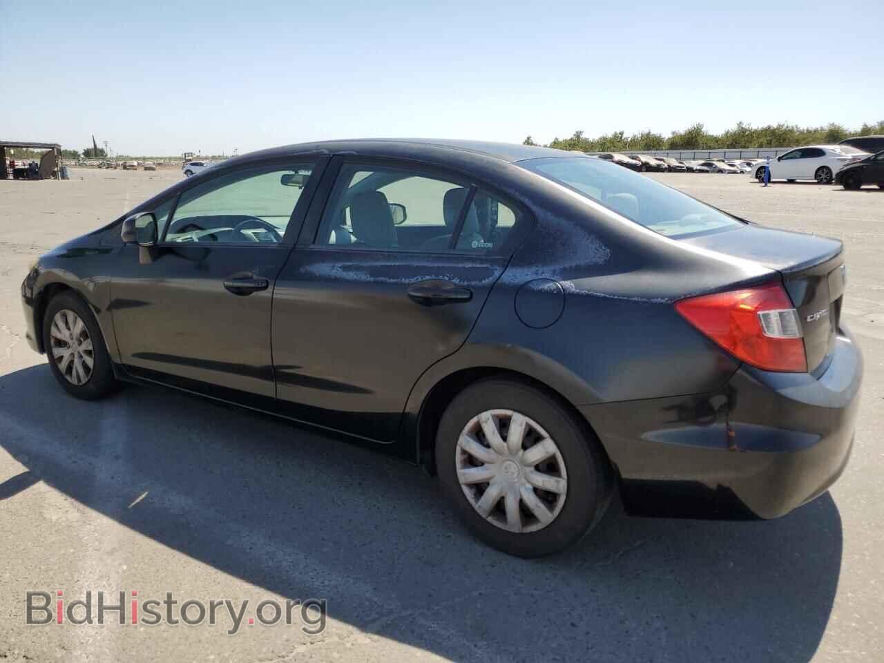 2012 HONDA CIVIC - VIN: 2HGFB2F5XCH566963 - Фото 2