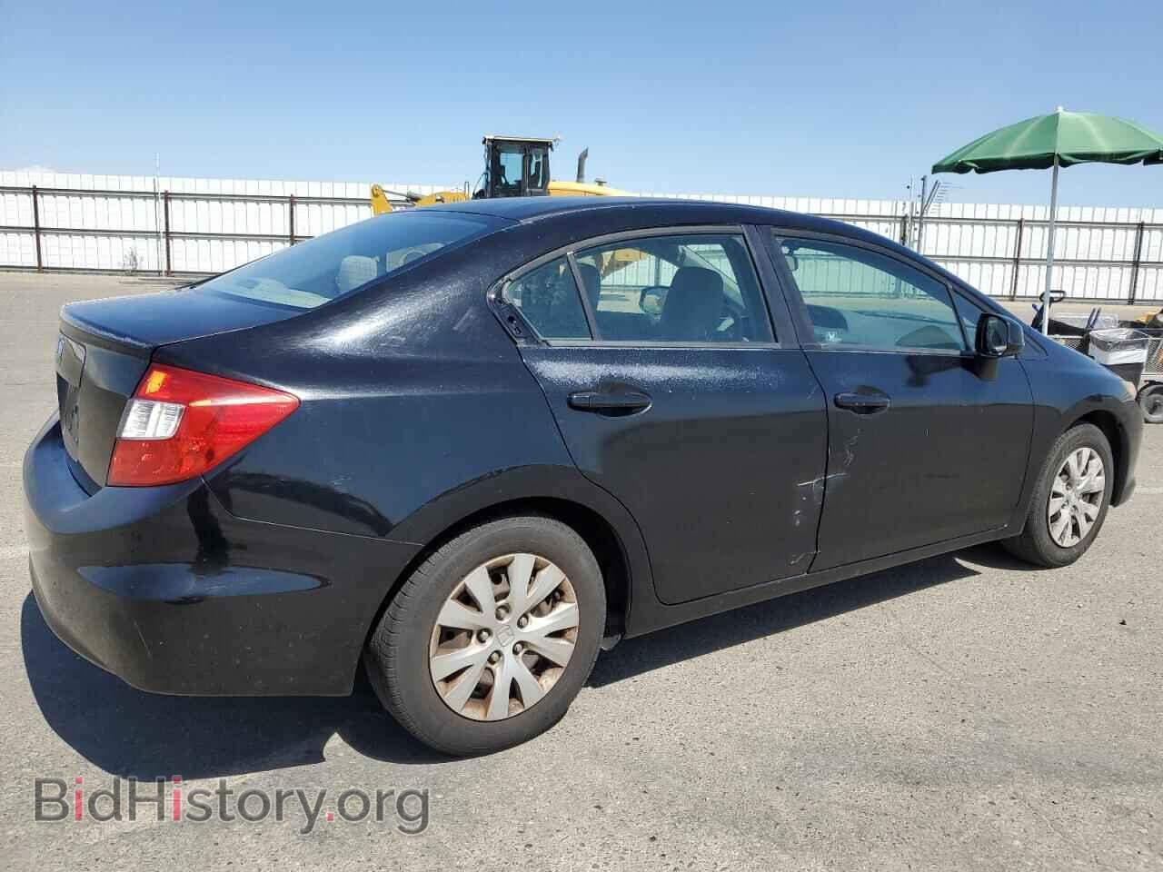 2012 HONDA CIVIC - VIN: 2HGFB2F5XCH566963 - Фото 3
