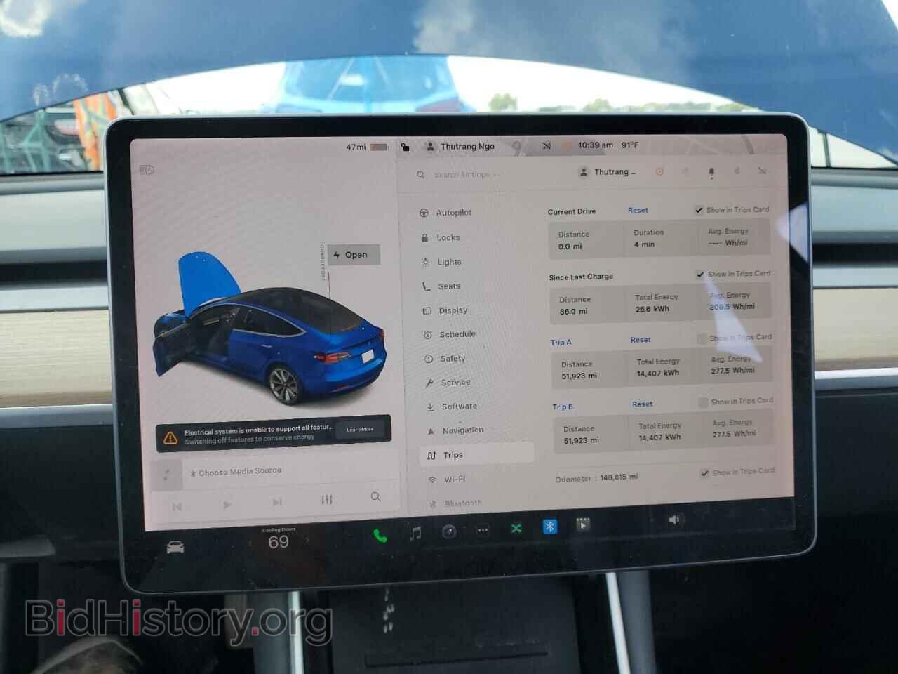2018 TESLA MODEL 3 - VIN: 5YJ3E1EBXJF088265 - Фото 9