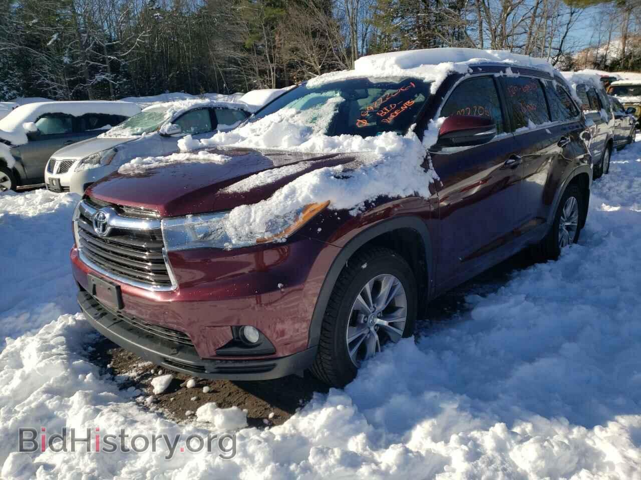 2015 TOYOTA HIGHLANDER - VIN: 5TDJKRFH5FS209983 - Фото 2