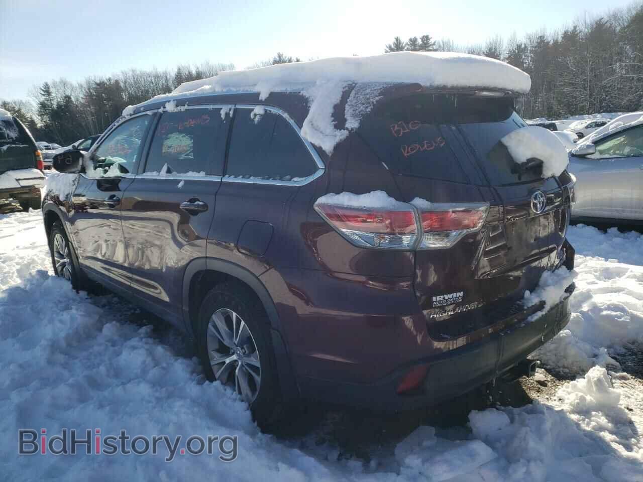 2015 TOYOTA HIGHLANDER - VIN: 5TDJKRFH5FS209983 - Фото 3