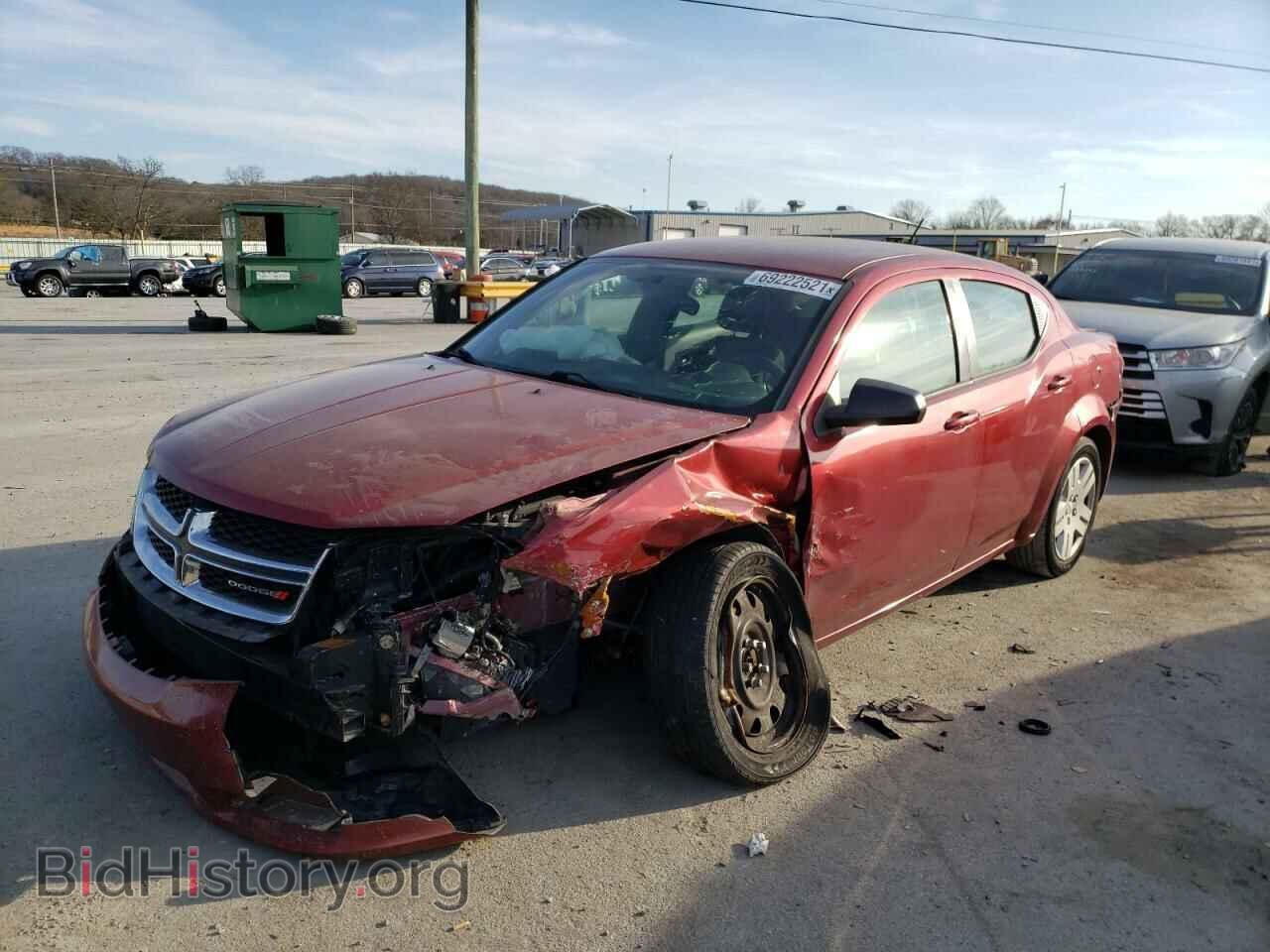 2014 DODGE AVENGER - VIN: 1C3CDZAB3EN222603 - Фото 2