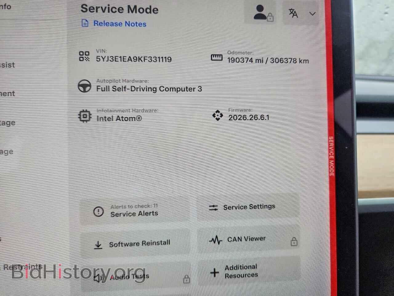 2019 TESLA MODEL 3 - VIN: 5YJ3E1EA9KF331119 - Фото 9