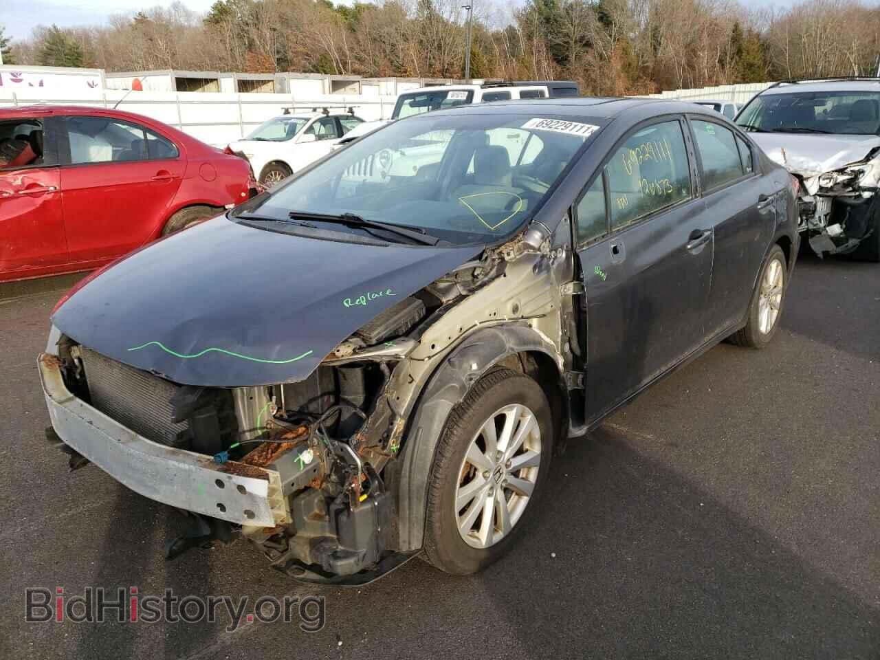 2012 HONDA CIVIC - VIN: 19XFB2F80CE355341 - Фото 2