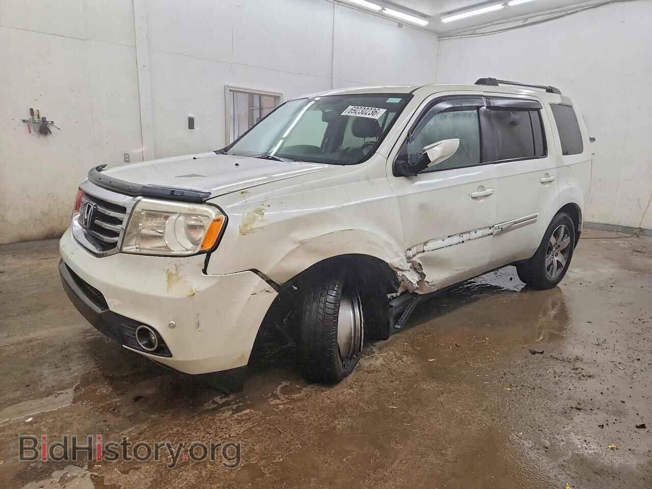 2013 Honda PILOT Touring (VIN 5FNYF3H93DB019431) — фото 1 из 14, Copart, повреждение: бок