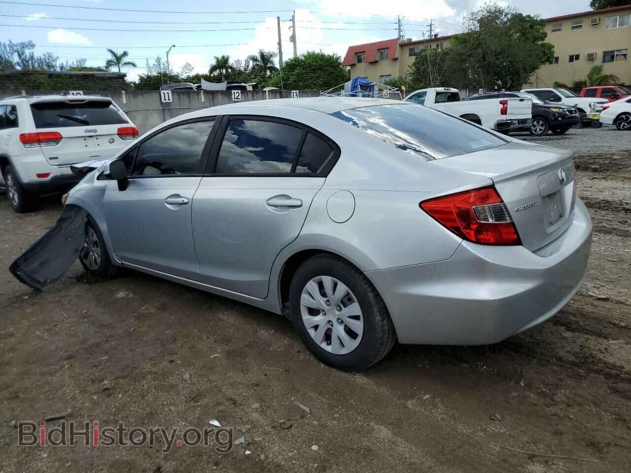 2012 HONDA CIVIC - VIN: 2HGFB2F54CH328221 - Фото 2