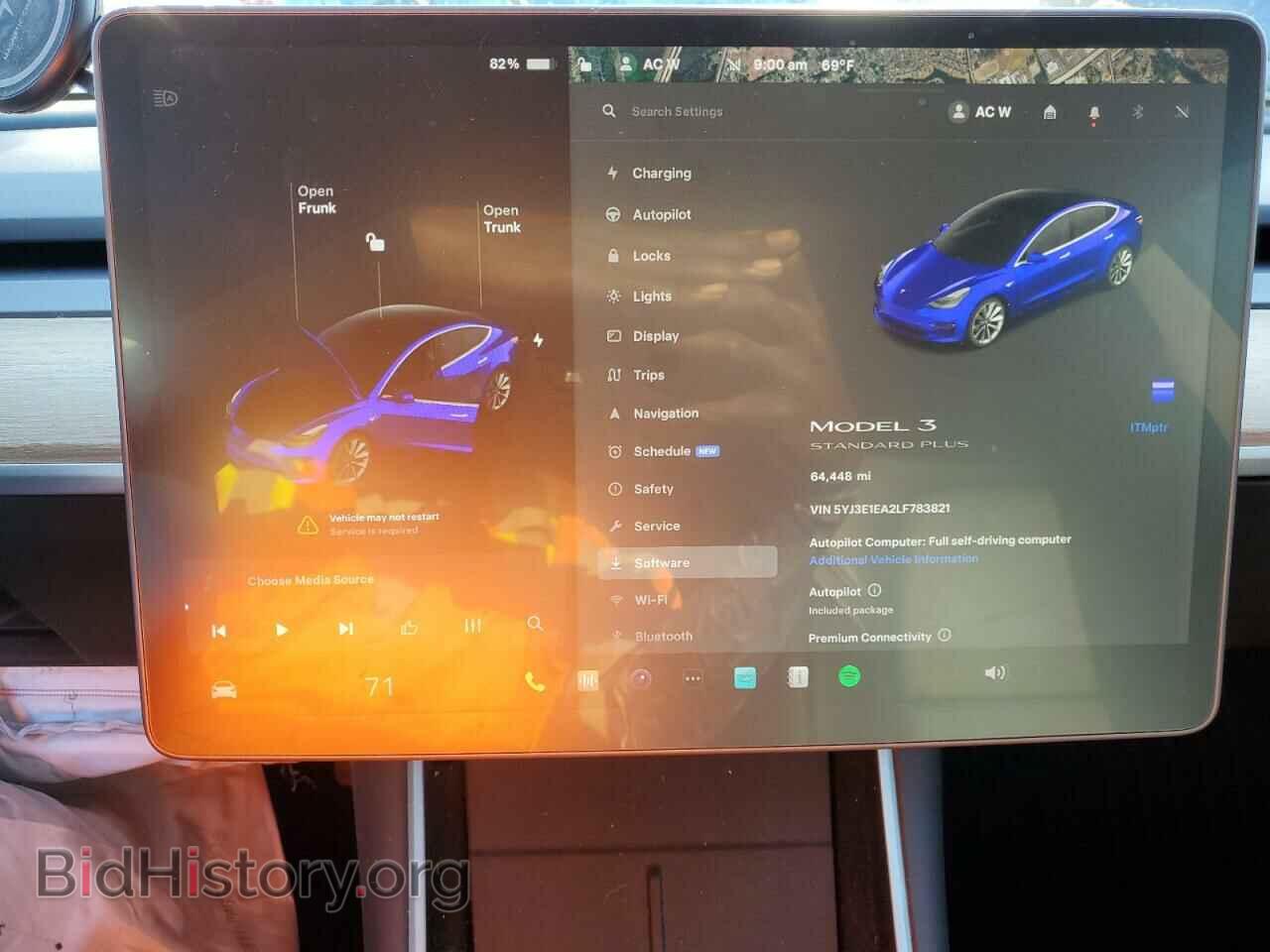 2020 TESLA MODEL 3 - VIN: 5YJ3E1EA2LF783821 - Photo 9