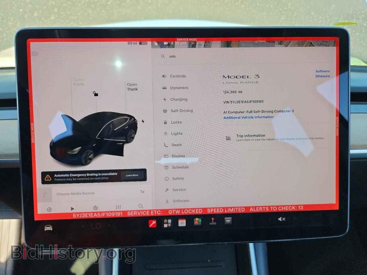 2018 TESLA MODEL 3 - VIN: 5YJ3E1EA5JF109191 - Фото 9