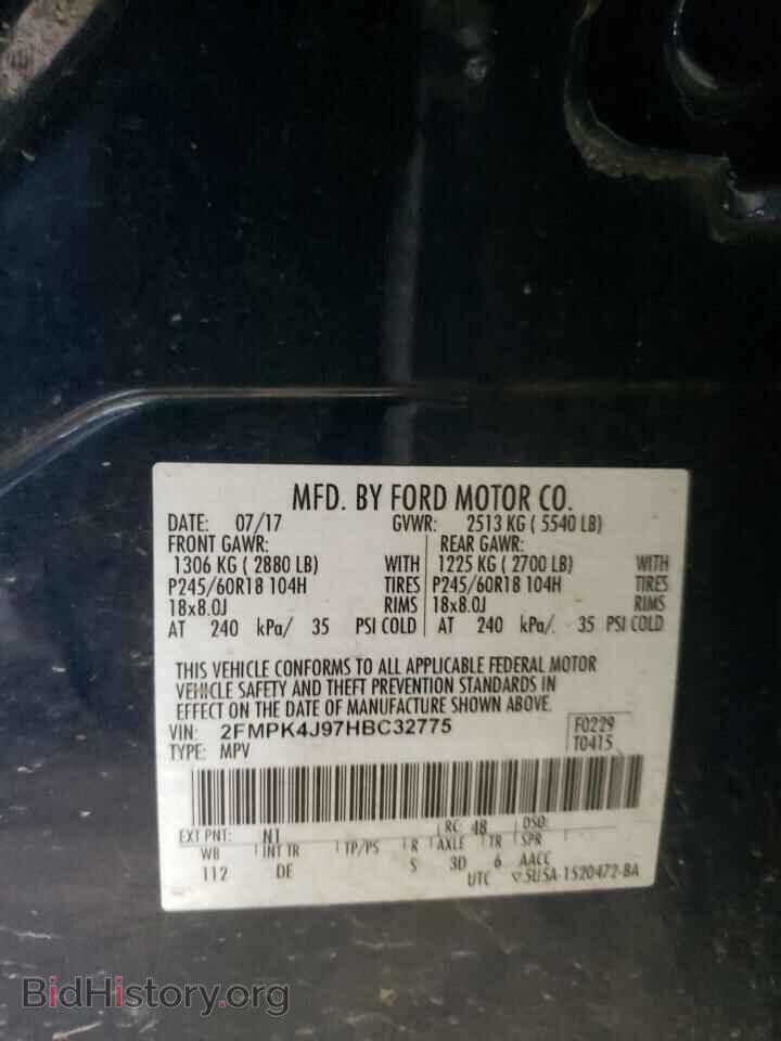 2017 FORD EDGE - VIN: 2FMPK4J97HBC32775 - Photo 14