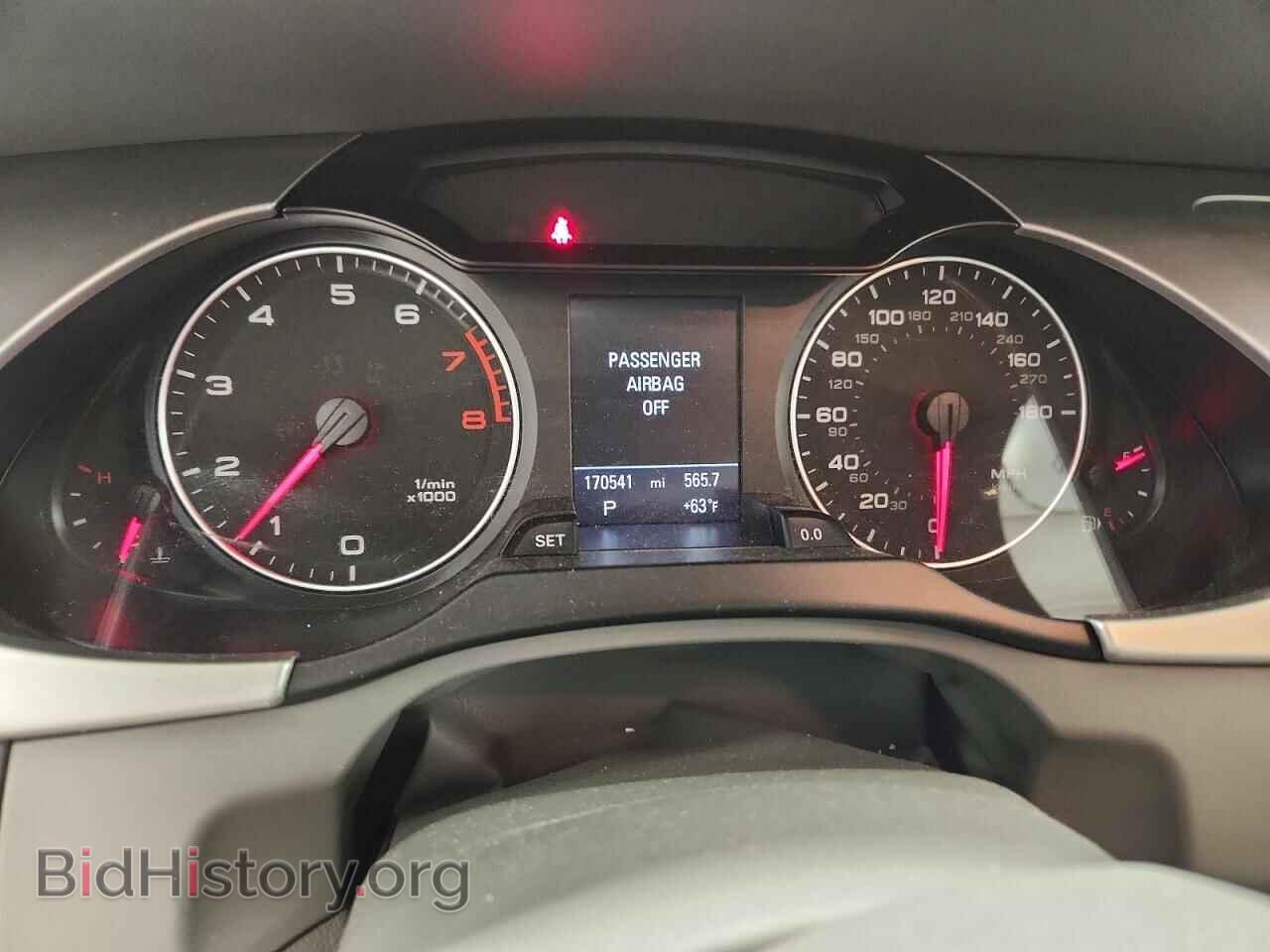2012 AUDI A4 - VIN: WAUWFBFL9CA013296 - Photo 9