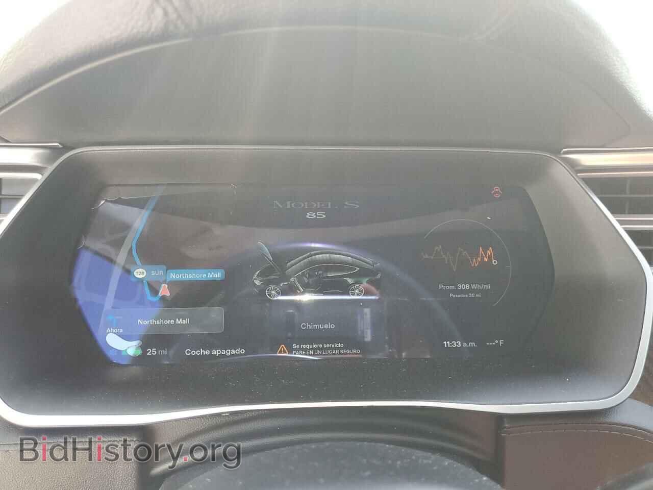 2014 TESLA MODEL S - VIN: 5YJSA1H10EFP55845 - Фото 9
