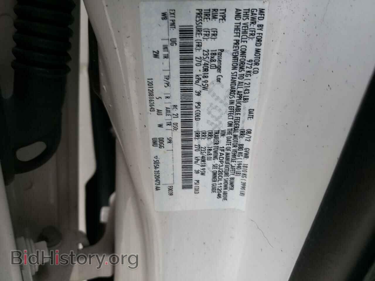 2013 FORD FOCUS - VIN: 1FADP3J20DL112046 - Фото 10