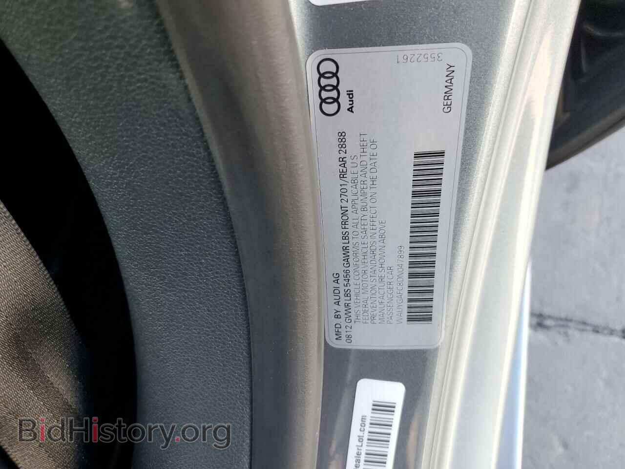 2013 AUDI A7 - VIN: WAUYGAFC8DN047899 - Фото 13