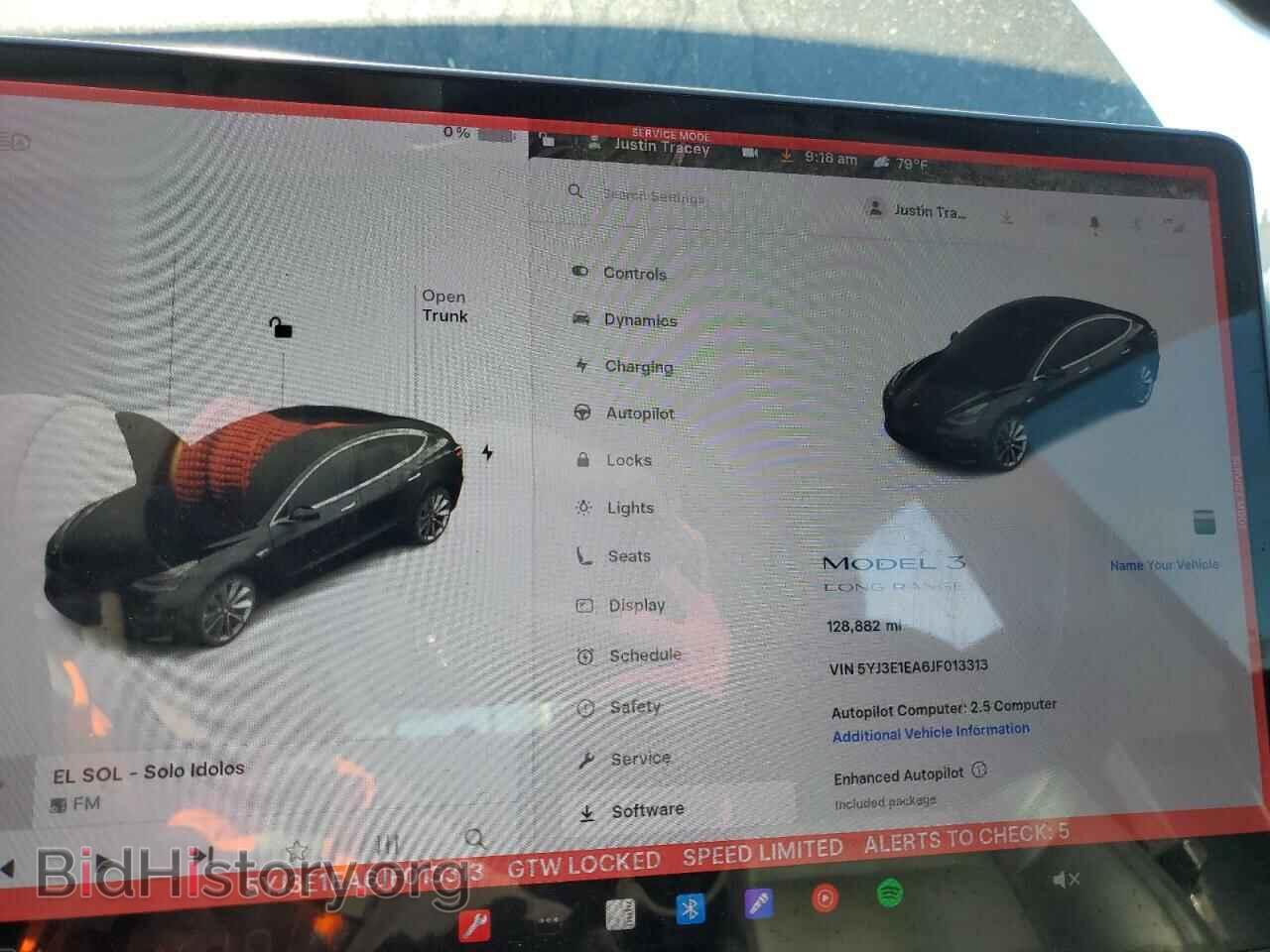 2018 TESLA MODEL 3 - VIN: 5YJ3E1EA6JF013313 - Photo 9