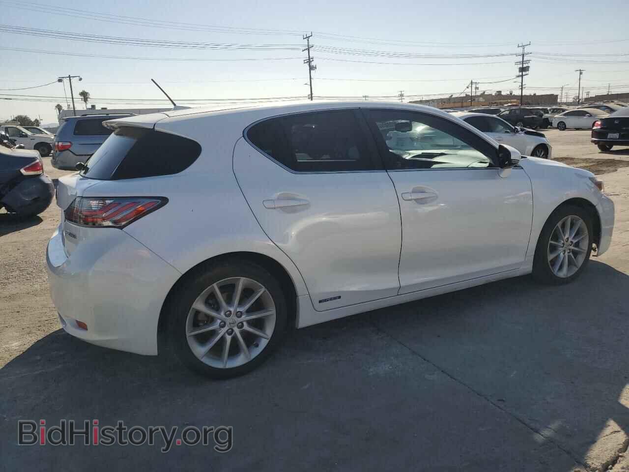 2012 LEXUS CT 200 - VIN: JTHKD5BH8C2059608 - Фото 3