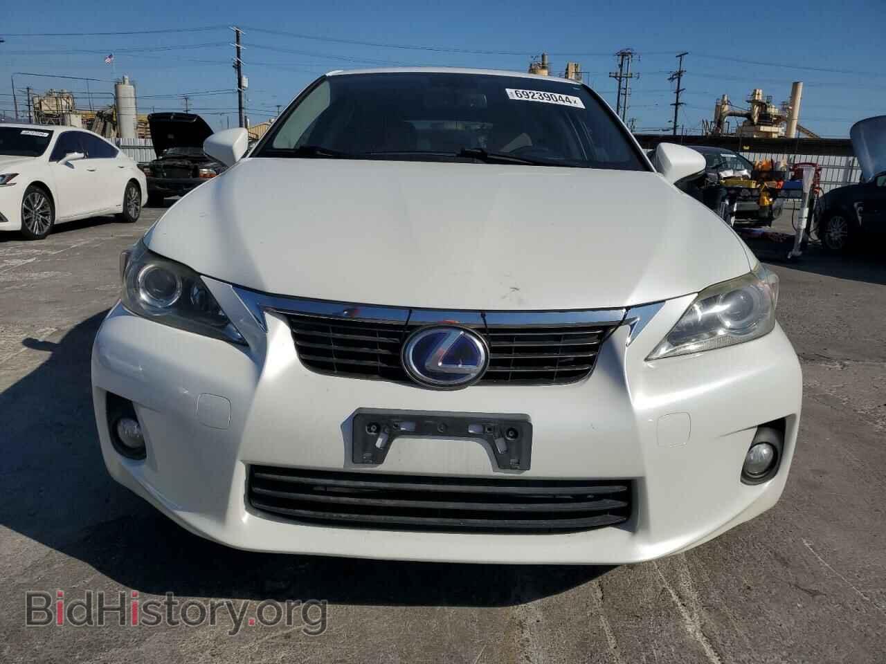 2012 LEXUS CT 200 - VIN: JTHKD5BH8C2059608 - Фото 5