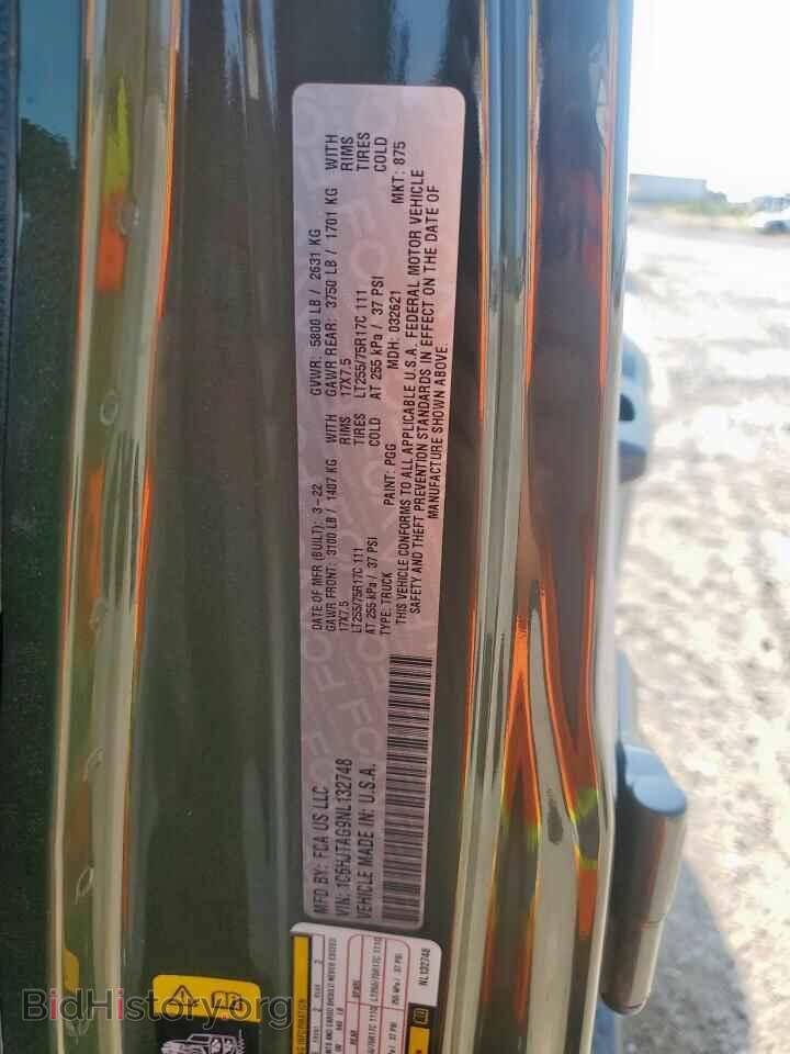 2022 JEEP GLADIATOR - VIN: 1C6HJTAG9NL132748 - Фото 12