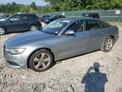 2012 Audi A6 Premium Plus, silver — VIN WAUGGAFC8CN162853, Copart