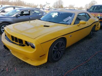 2012 Dodge CHALLENGER, желтый — VIN 2C3CDYCJ1CH285185, Copart