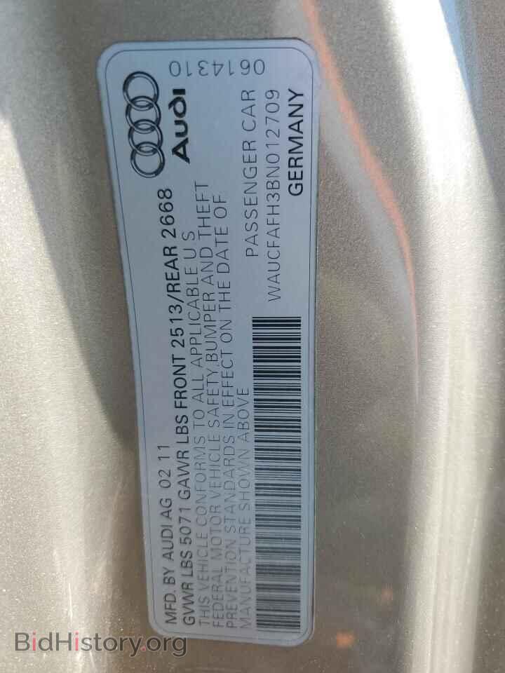 2011 AUDI A5 - VIN: WAUCFAFH3BN012709 - Photo 12