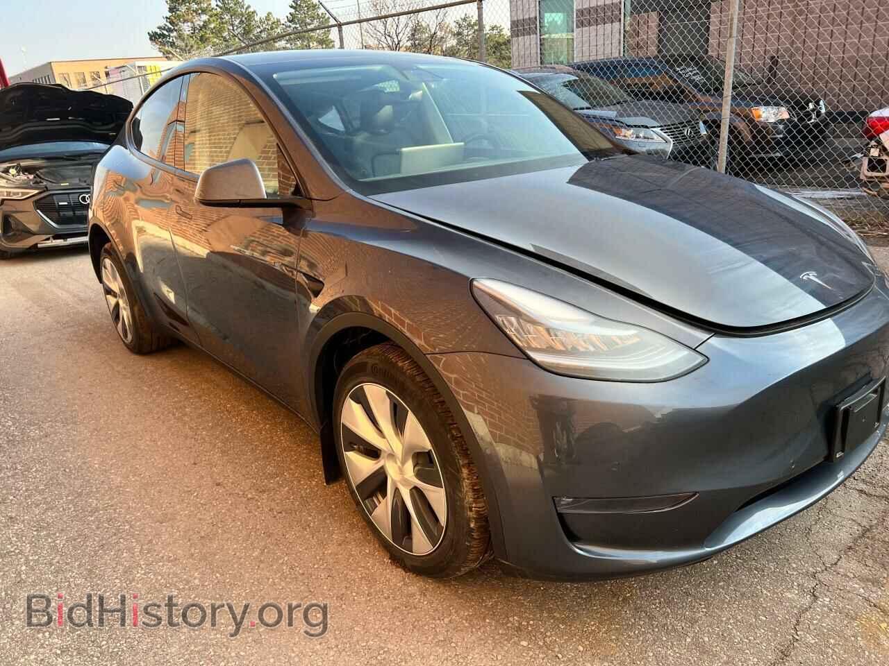 2022 TESLA MODEL Y - VIN: 7SAYGDEE2NF371439 - Фото 2