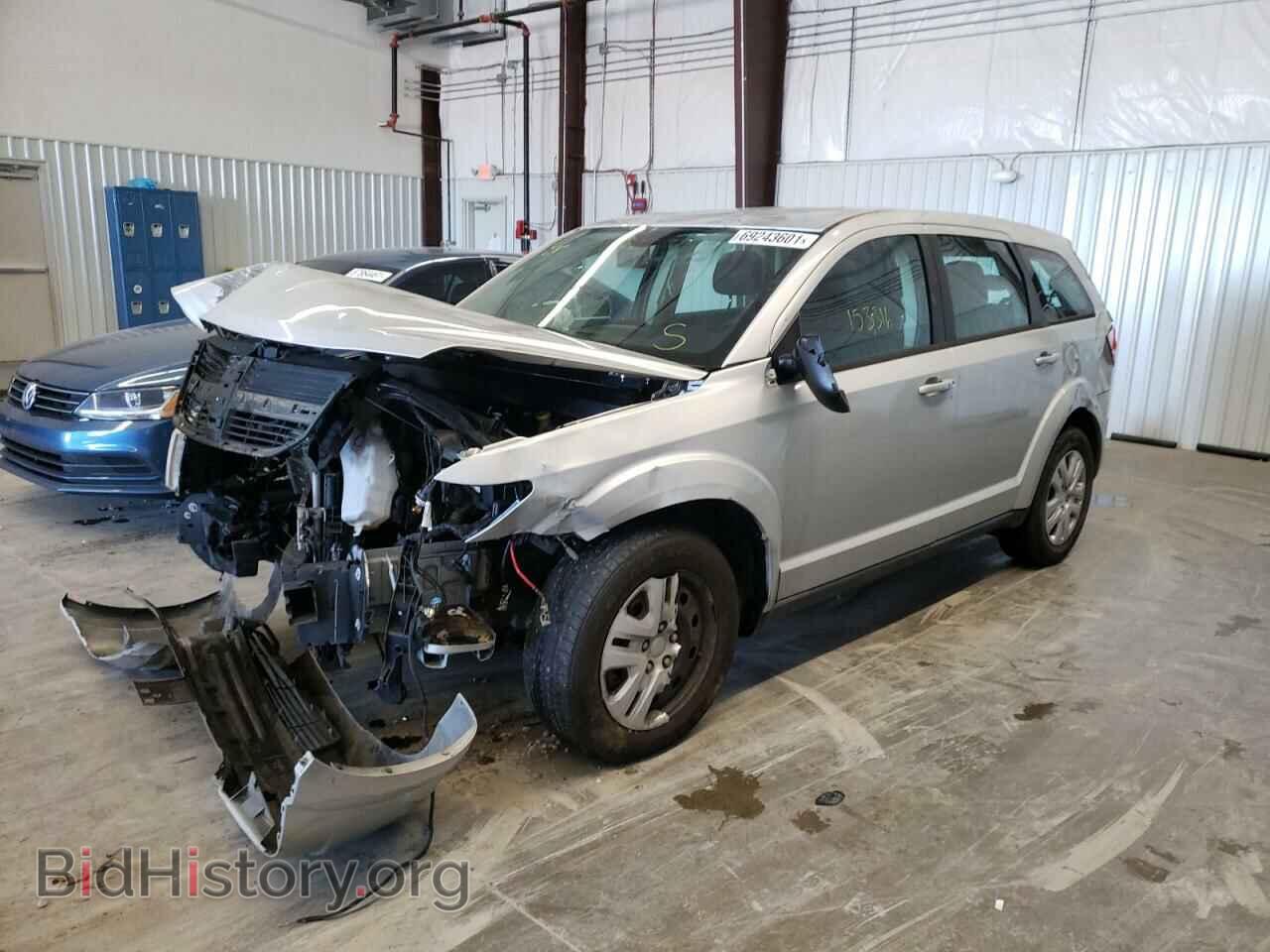 2014 DODGE JOURNEY - VIN: 3C4PDCAB6ET227482 - Фото 2