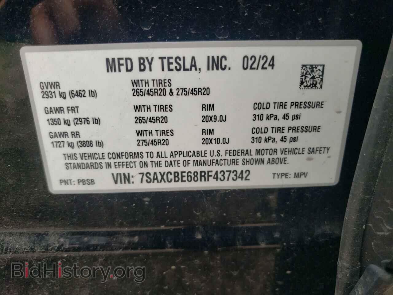 2024 TESLA MODEL X - VIN: 7SAXCBE68RF437342 - Photo 14