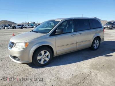 2013 Dodge CARAVAN Grand Cara, бежевый — VIN 2C4RDGBG1DR535560, Copart