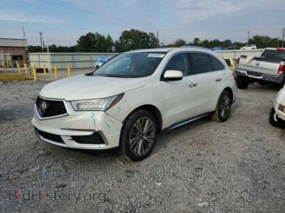 2017 Acura MDX MDX Techno, white — VIN 5FRYD3H50HB004635, Copart