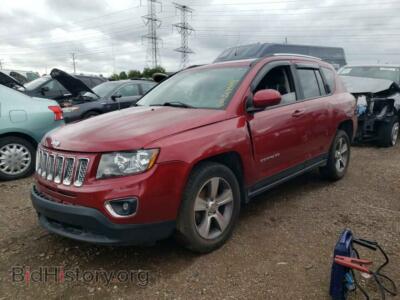 2017 Jeep COMPASS Latitude, красный — VIN 1C4NJDEB6HD176785, Copart