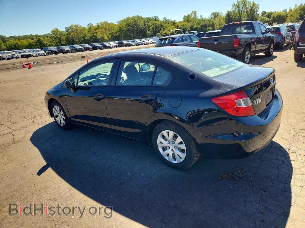 2012 HONDA CIVIC - VIN: 2HGFB2F57CH325460 - Фото 2