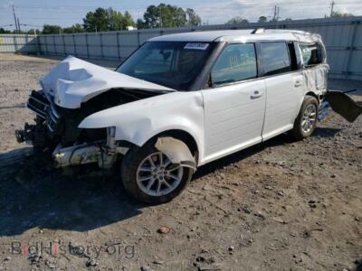 2014 Ford FLEX Flex SE, white — VIN 2FMGK5B88EBD36036, Copart