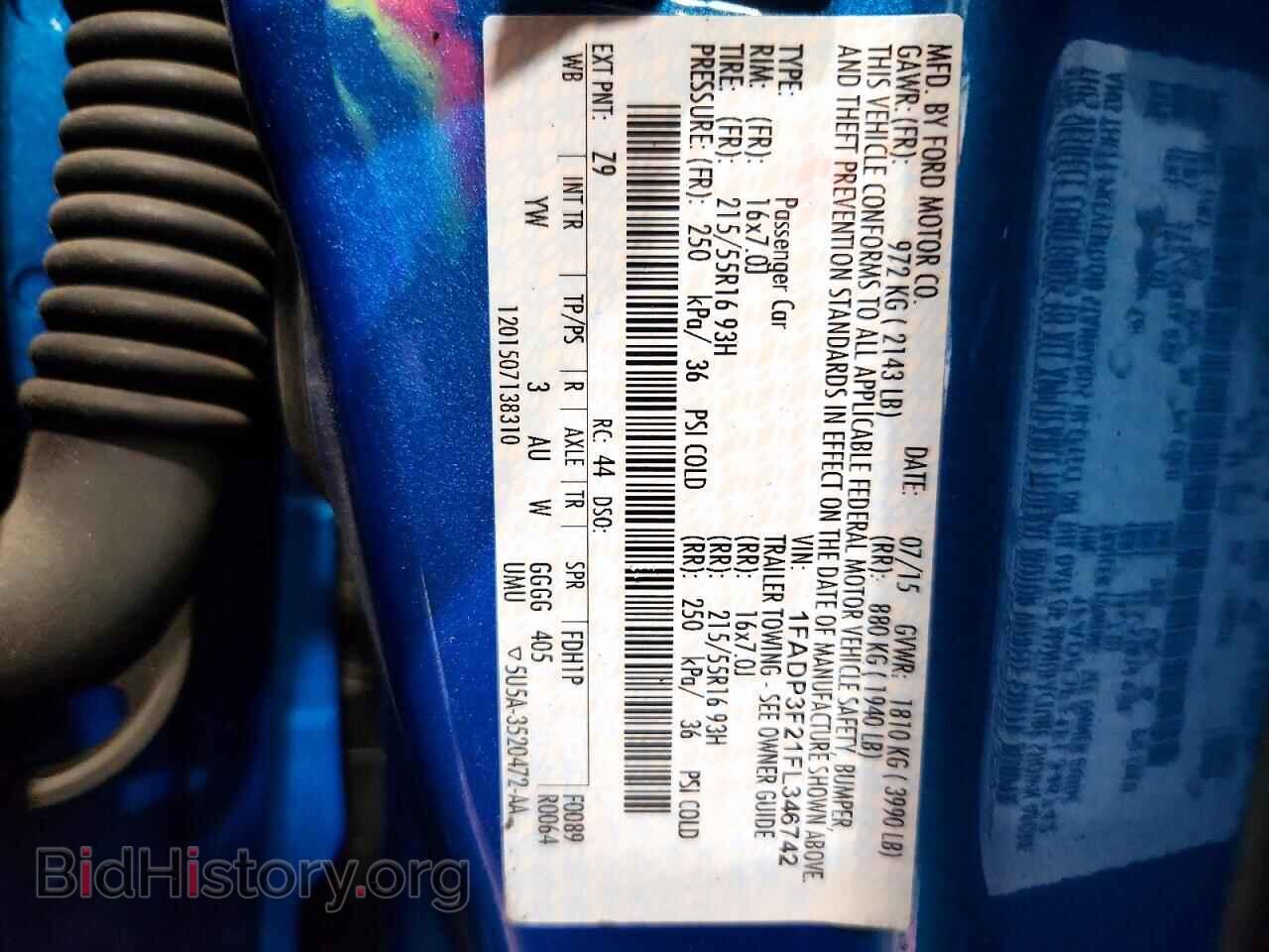 2015 FORD FOCUS - VIN: 1FADP3F21FL346742 - Photo 12