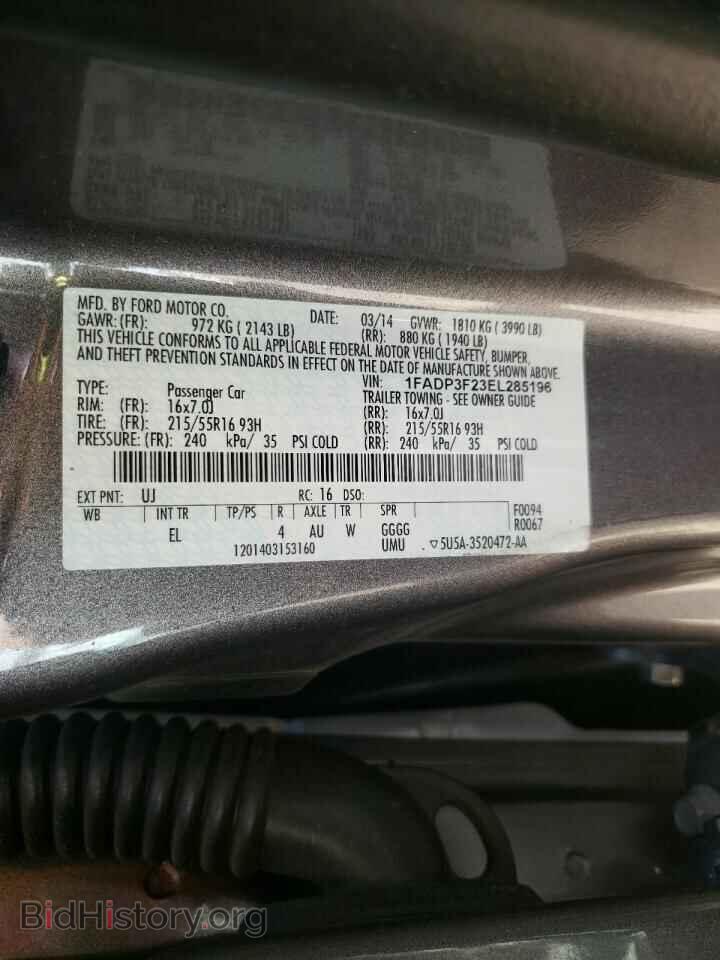 2014 FORD FOCUS - VIN: 1FADP3F23EL285196 - Photo 12