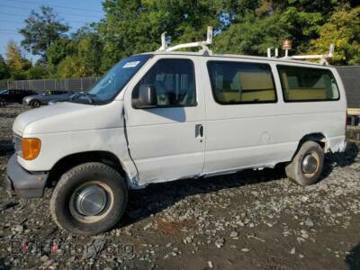 2006 Ford ALL MODELS E250 Van, white — VIN 1FTNE24W06HA83991, Copart