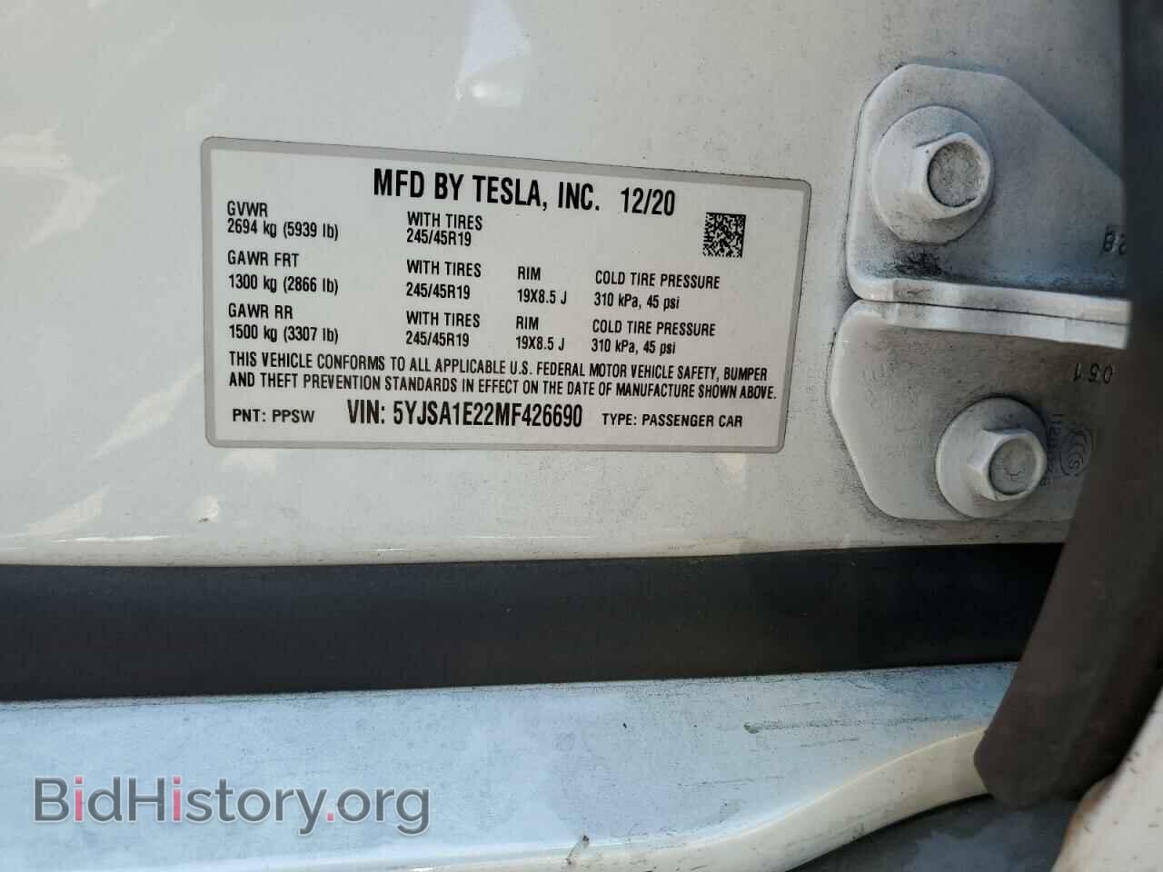 2021 TESLA MODEL S - VIN: 5YJSA1E22MF426690 - Photo 13