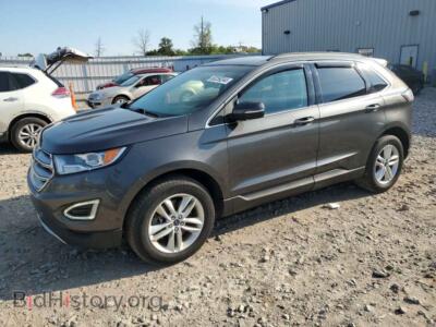 2015 Ford EDGE SEL, gray — VIN 2FMTK4J86FBB52600, Copart