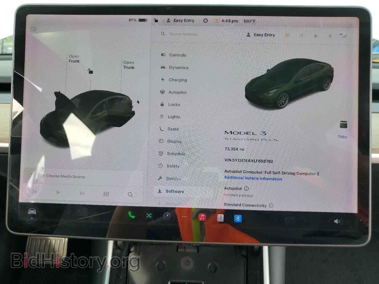2020 TESLA MODEL 3 - VIN: 5YJ3E1EAXLF658792 - Photo 9