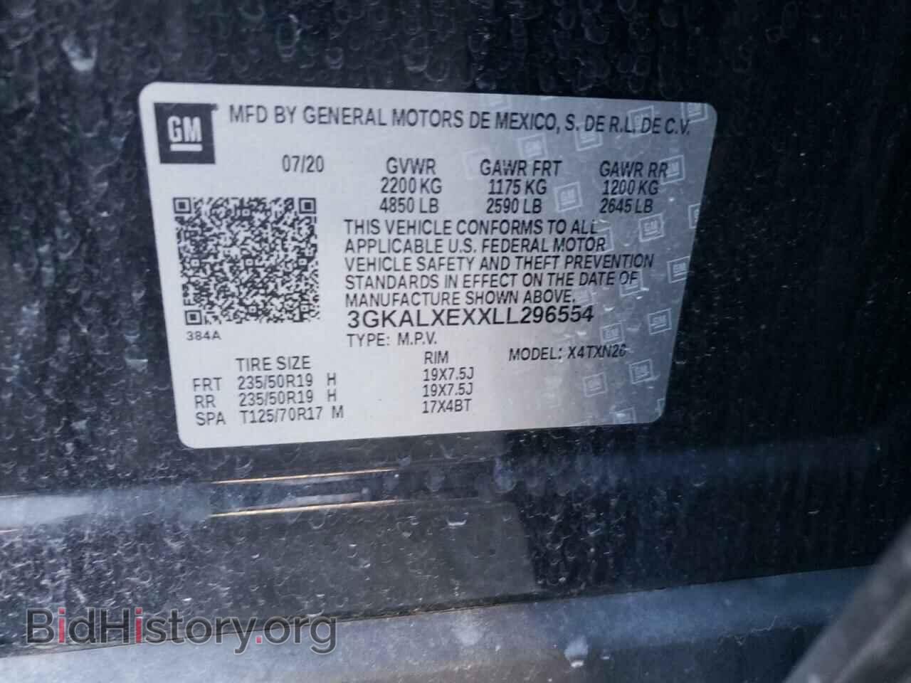 2020 GMC TERRAIN - VIN: 3GKALXEXXLL296554 - Фото 10