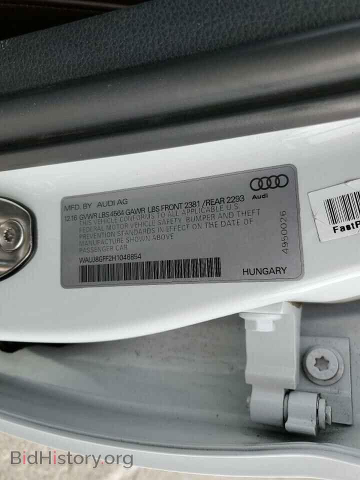 2017 AUDI A3 - VIN: WAUJ8GFF2H1046854 - Фото 13