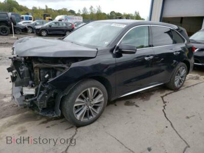 2017 Acura MDX MDX Techno, black — VIN 5FRYD4H50HB004835, Copart