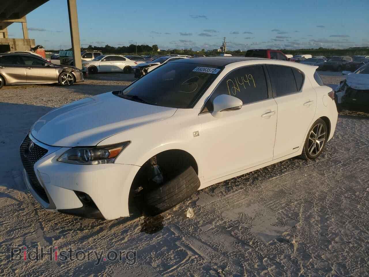Photo JTHKD5BH5E2187663 - LEXUS CT 200 2014