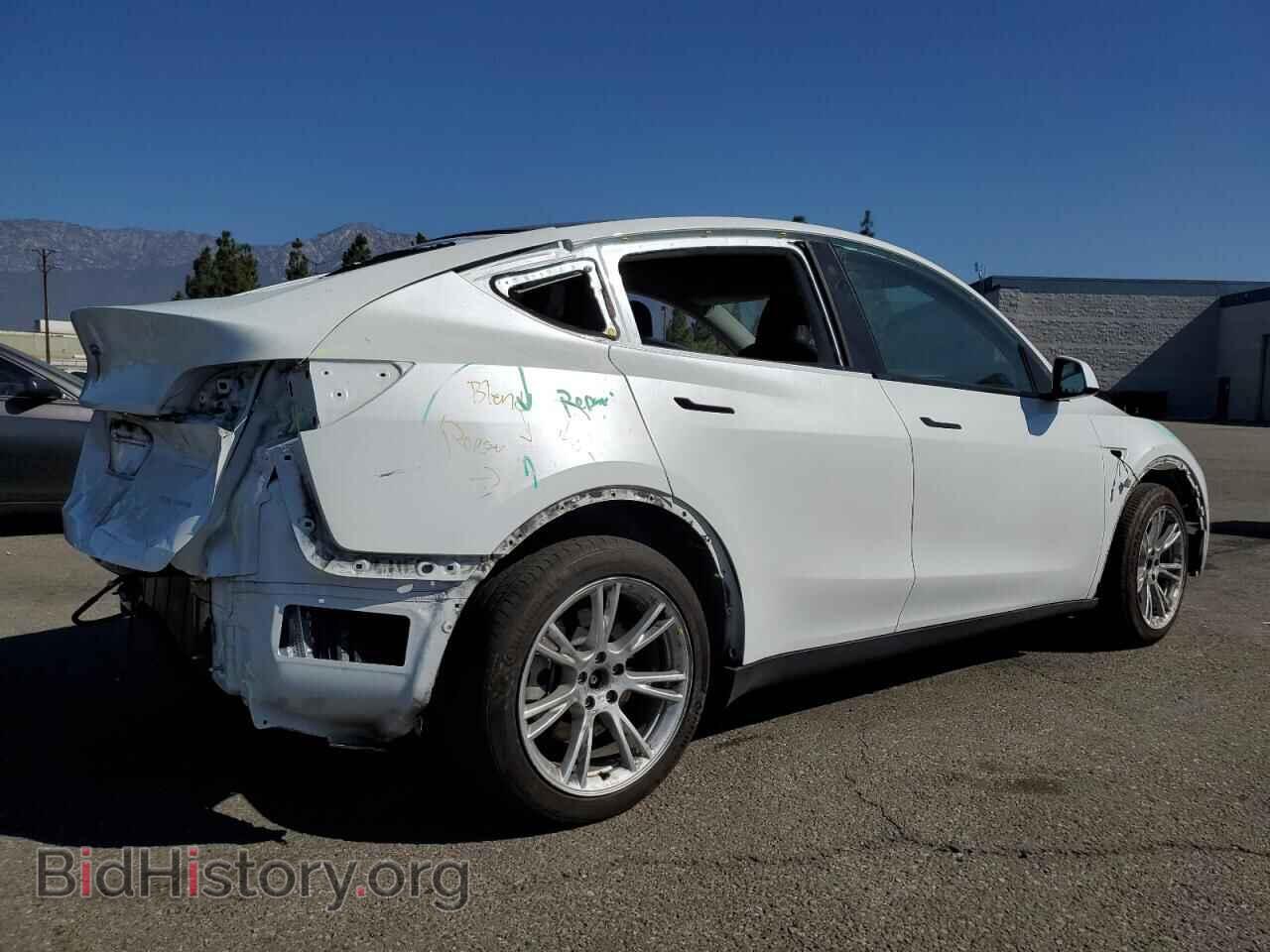 2022 TESLA MODEL Y - VIN: 7SAYGDEE8NA022847 - Фото 3