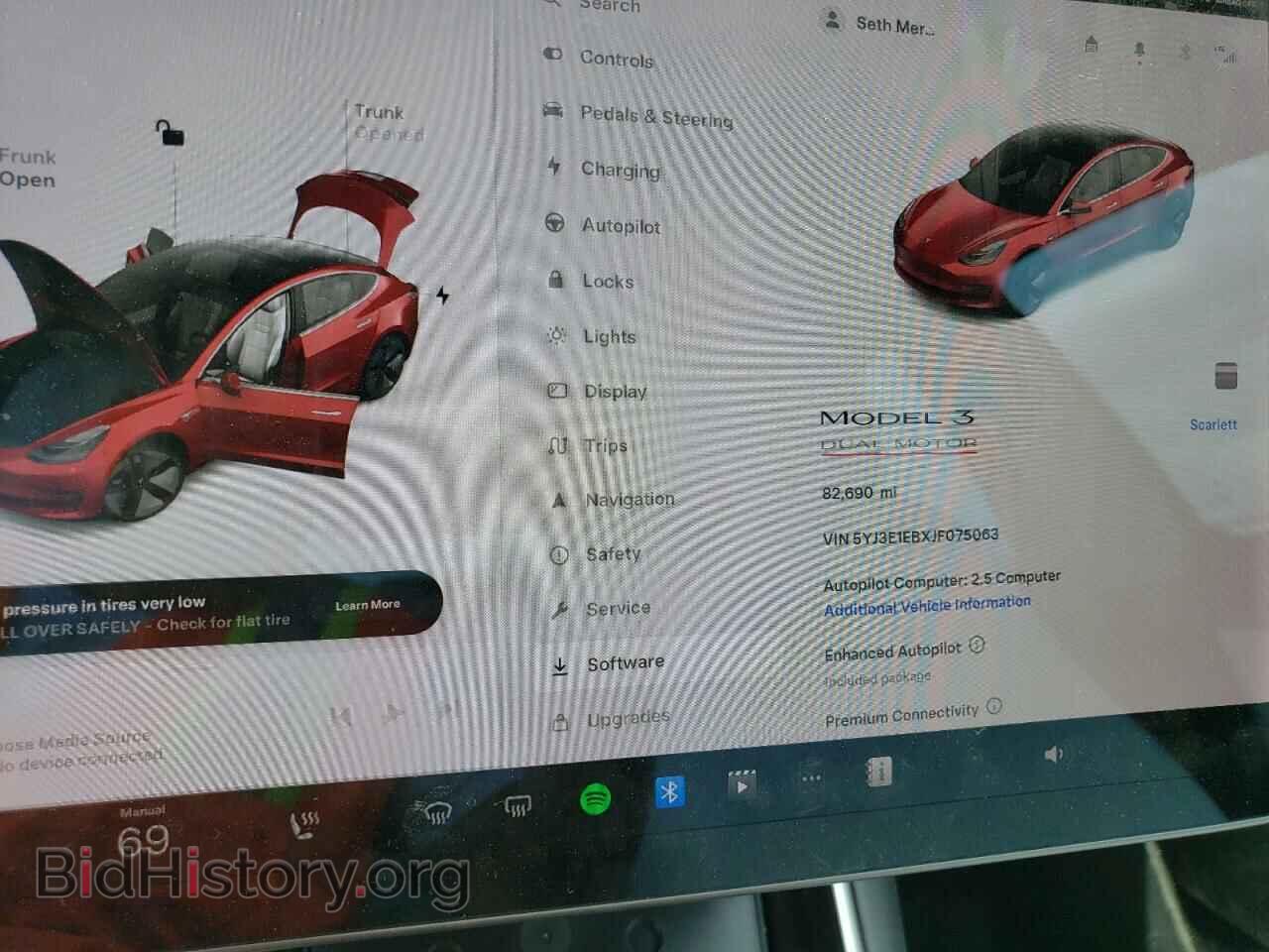 2018 TESLA MODEL 3 - VIN: 5YJ3E1EBXJF075063 - Photo 9