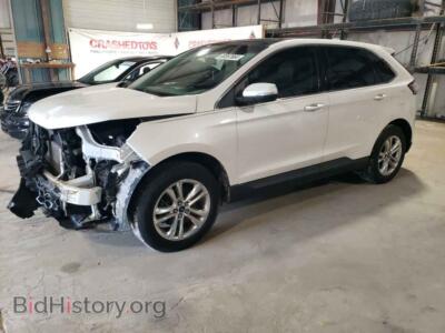 2015 Ford EDGE SEL, white — VIN 2FMTK3J85FBB33756, Copart