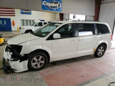 2012 Dodge CARAVAN SXT, белый — VIN 2C4RDGCG6CR283981, Copart