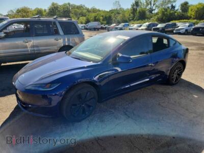 2024 Tesla MODEL 3, blue — VIN 5YJ3E1EA2RF766154, Copart